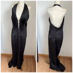 Aspeed  Black Halter Gown Rhinestone Y2K medium Photo 1