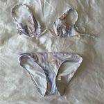 Hollister  swim purple, blue, yellow & white marble bikini Photo 0