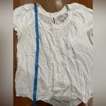 st. john's bay Cream Textured Blouse Photo 3