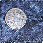 Cello  Size 7 Straight Skinny Leg Dark Blue Denim Wash Jeans with 5 Pocke… Photo 6