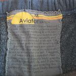 Aviator Nation  Blue Chic Edgy Feminine  Trendy Retro Athleisure Pants Size M Photo 2