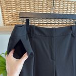 Talbots High-Rise Signature Boot Black Woven Career Dress Pant Trouser, 14 Photo 4