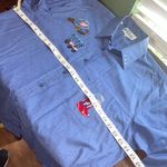 80s 90s vintage western cowboy cowgirl rodeo patriotic blouse shirt set Size L Photo 10