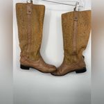 Light‎ brown riding women's boots with buckle size 6 Photo 3