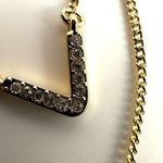 Victoria's Secret Victoria Secret double V rhinestone pendant necklace Photo 8