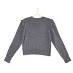 House of Harlow HOUSE OF HARLOW1960 100% Cashmere Sweater M Gray Layered Shoulder Boho Office Photo 4