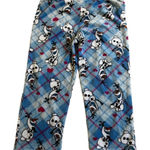 Disney Women's  Pajama Pants XL Blue Pink Photo 0