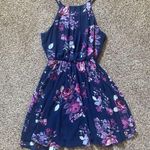 Blue Rain Navy floral dress Photo 0