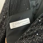 Mac Duggal Sequined Layered Tulle A-Line Cocktail Dress in Black Size US 6 Photo 4