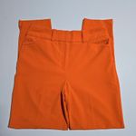 NY&CO Orange High Waist Modern Fit Career Dress Pants Ankle Slit Business 8 Tall Size undefined Photo 4