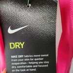 Nike New With Tags Dri-Fit Pink Long Sleeve Training V Neck Fitted Shirt Size XS Photo 2