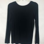 Aerie  Scoop Back Long Sleeve Black Top Size XS Photo 0
