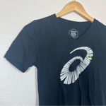 ASICS Spooky Collection Black Mummy Logo Short Sleeve Graphic Tee Photo 3