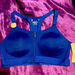 Xersion  High Impact Racing Blue Sports Bra Medium Photo 5
