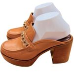 Franco Sarto Women's L-katraclog Mules Caramel Light Brown Size 8.5 Photo 3