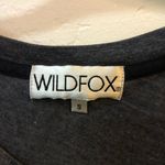 Wildfox Red Heart Tokyo Lounge Tee Shirt Grey Gray Small Photo 2