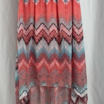 No Boundaries NEW  Juniors Medium 7-9 Coral Pastel Strapless Summer Dress Formal Photo 0