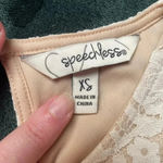 Speechless White Lace Halter Mini‎ Dress Boho Bohemian Rehearsal Size XS 0274 Photo 3