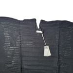 Mer Sea Souk Knit Tunic Black One Size Loose 100% Cotton V Photo 4