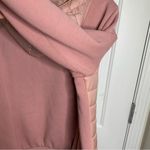 1 Madison  insulated hybrid puffer hooded‎ full zip jacket size XL pink rose Photo 5