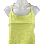 Outdoor Voices  Womens Yellow Racerback Yoga Workout Athletic Tank Crop Top Sz XL Photo 0