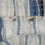 Cato Womens Crop Top Tank Cami Striped Tie Shoulder Blue White Size Large Photo 4