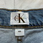 Calvin Klein Distressed Blue Denim Shorts Frayed hems Size W38 Photo 6