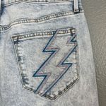 Driftwood  Royce Straight Ankle Jeans 32 Ziggy Stardust Embroidered Pocket NWT Photo 13