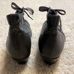 Naot Daring Madre Gray Leather Ankle Booties Boots Cutout Ribbon Laces 39 8 Photo 3