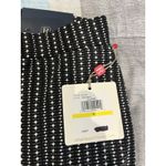 Rafaella  women's M comfort pull on black/white all over print capri pants NWT Photo 5