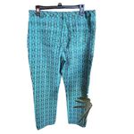DG2
Diane Gilman Women Denim Pants Stretch Aztec Cutout Green Size 12 Blue Photo 5