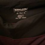 Kirkland Signature Maroon Multi + Black Leggings, XL Photo 1