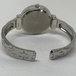 Vivani women’s quartz analog cuff bracelet watch silver tone 34mm round running Photo 3