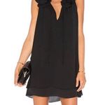Amanda Uprichard x Revolve Belle Ruffle Black Dress M EUC Photo 4