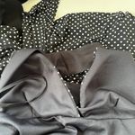 Melanie Lyne Y2K Polka Dot Babydoll Halter Dress Sz 16 Black Rockabilly Retro Photo 5