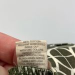 Fossil  3.5" Shorts Army Green White Geometric Pattern Size 10 Photo 6