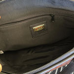 Talbots  woven leather italian made shoulder bag in chocolate brown and espresso Photo 3