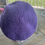 Banana Republic purple woven merino wool cashmere blend beret 2009 y2k old money Photo 12