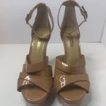 BCBGENERATION Tan Platform Heels Size 8M Photo 0