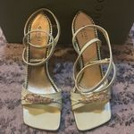 Gucci  95mm Regent Leather Wedge Sandal size 38.5 Photo 3