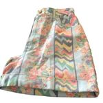 VTG Stuffed Shirt Printed Pastel Denim High Waisted Shorts Retro 80’s Summer 7/8 Multiple Size 27 Photo 1