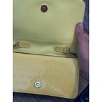 St. John  Women's Yellow Logo Chain Leather Purse Shoulder Bag Photo 10