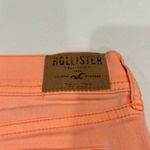 Hollister Neon Peach Distressed Cutoff Denim Shorts Size 0 W24 Photo 3