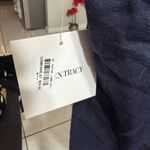 Ellen Tracy  Midnight Blue Ruffle Blouse Photo 5