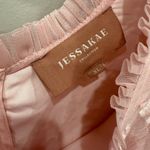 Jessakae NWOT  Blush Pink Tulle Floral Embroidered Midi Harper Dress Photo 2