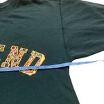 Anthropologie Weekend Crop Sweatshirt M Cottagecore Athleisure Green Jumper Photo 6