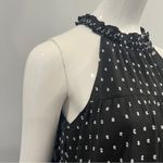 Mi Ami Alice Tiered Clip Dot Swing Mini Dress Black Size M Photo 4