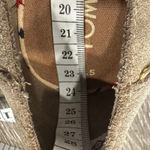 Toms  Desert Taupe Julie Suede Almond-Toe Flat Size 6.5 Casual Boho Office Career Photo 8