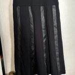 BCBGMAXAZRIA Genuine leather cowl neck black dress size xs NWOT could be a prom dress too Photo 4