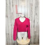 Madden Girl Madden NYC pink sweater size large Photo 1